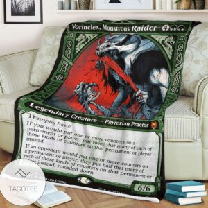 Khm 320 Vorinclex Monstrous Raider Mtg Game Magic The Gathering Blanket