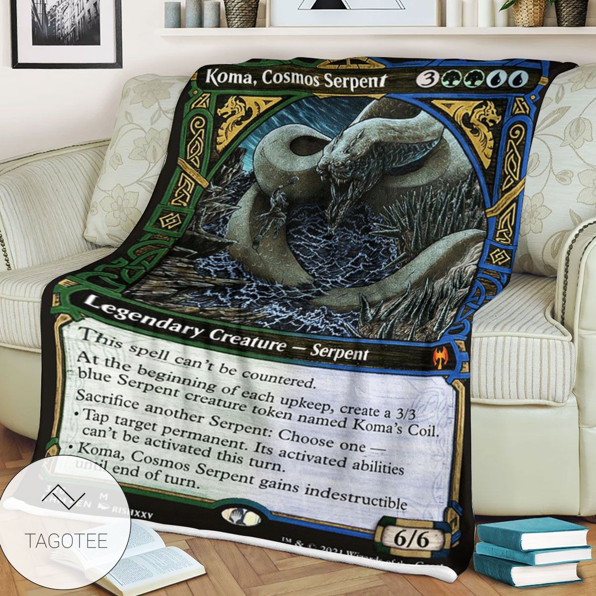 Khm 326 Koma Cosmos Serpent Mtg Game Magic The Gathering Blanket Khm 326 Koma Cosmos Serpent Mtg Game Magic The Gathering Blanket