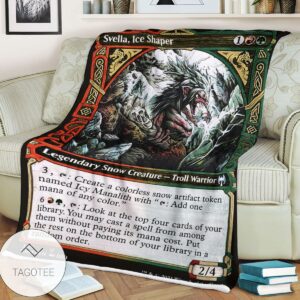 Khm 331 Svella Ice Shaper Mtg Game Magic The Gathering Blanket