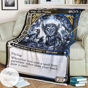 Khm 332 Vega The Watcher Mtg Game Magic The Gathering Blanket