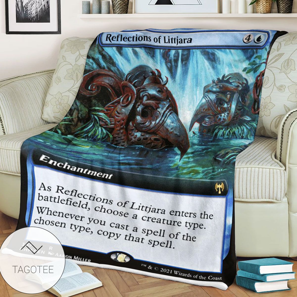 Khm 347 Reflections Of Littjara Mtg Game Magic The Gathering Blanket Khm 347 Reflections Of Littjara Mtg Game Magic The Gathering Blanket