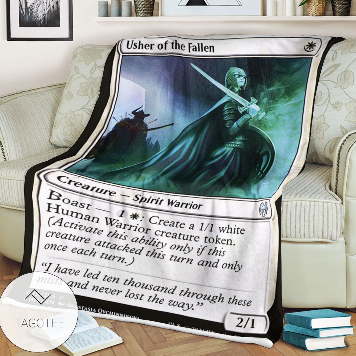 Khm 35 Usher Of The Fallen Mtg Game Magic The Gathering Blanket Khm 35 Usher Of The Fallen Mtg Game Magic The Gathering Blanket