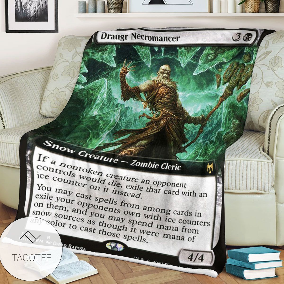 Khm 351 Draugr Necromancer Mtg Game Magic The Gathering Blanket Khm 351 Draugr Necromancer Mtg Game Magic The Gathering Blanket