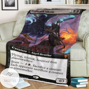 Khm 353 Eradicator Valkyrie Mtg Game Magic The Gathering Blanket