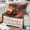 Khm 357 Dragonkin Berserker Mtg Game Magic The Gathering Blanket