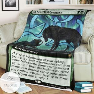 Khm 364 In Search Of Greatness Mtg Game Magic The Gathering Blanket