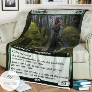 Khm 366 Realmwalker Mtg Game Magic The Gathering Blanket