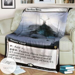 Khm 371 Faceless Haven Mtg Game Magic The Gathering Blanket