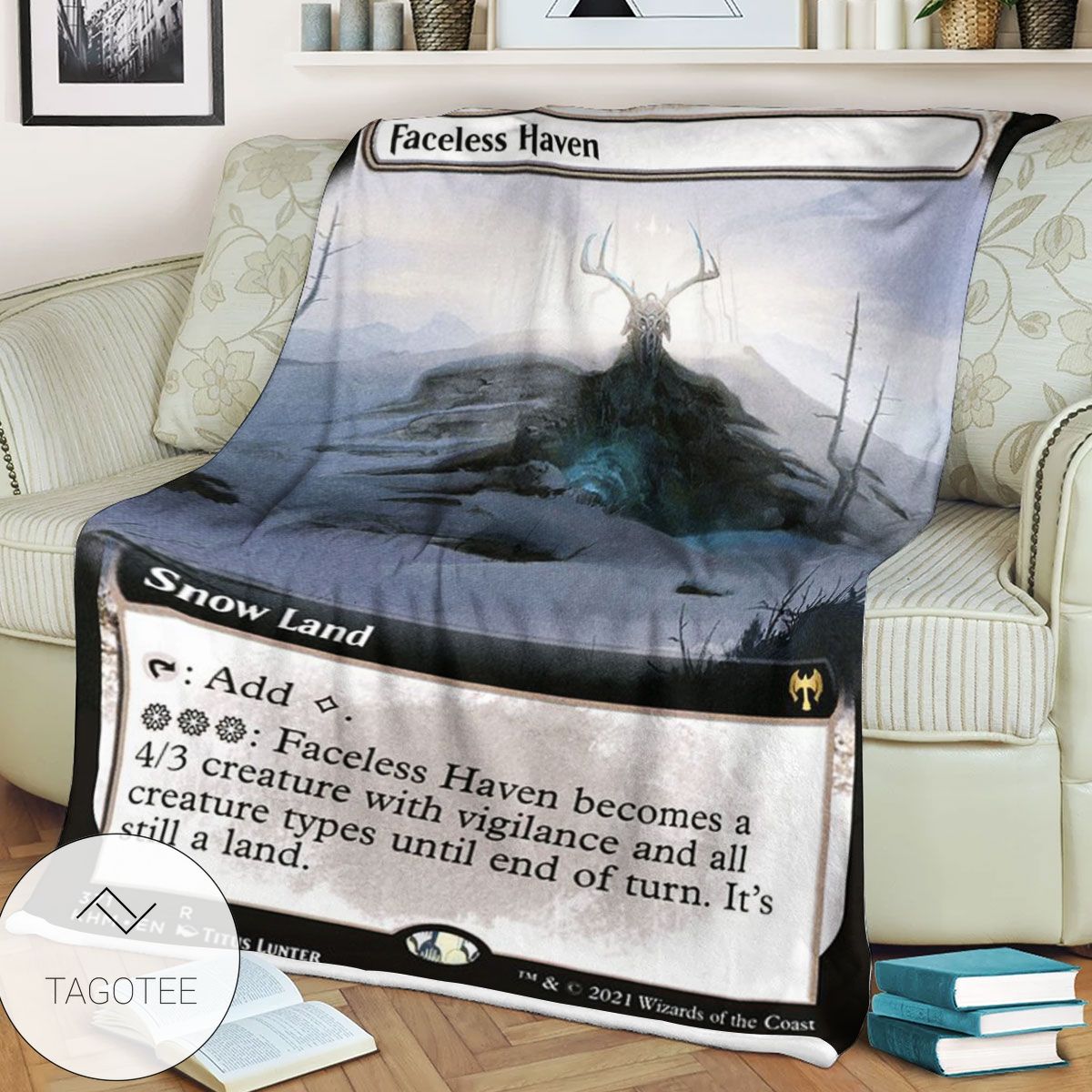 Khm 371 Faceless Haven Mtg Game Magic The Gathering Blanket Khm 371 Faceless Haven Mtg Game Magic The Gathering Blanket