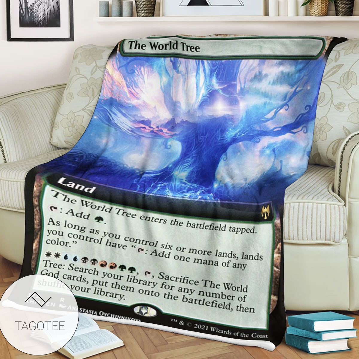 Khm 373 The World Tree Mtg Game Magic The Gathering Blanket Khm 373 The World Tree Mtg Game Magic The Gathering Blanket