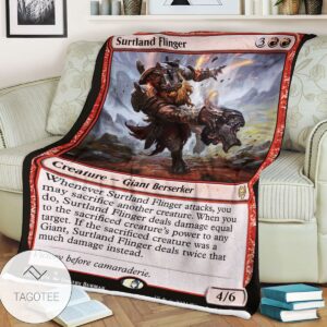 Khm 377 Surtland Flinger Mtg Game Magic The Gathering Blanket