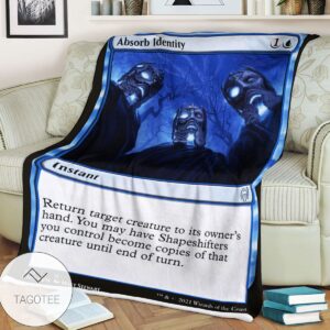 Khm 383 Absorb Identity Mtg Game Magic The Gathering Blanket