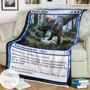 Khm 384 Giant S Grasp Mtg Game Magic The Gathering Blanket