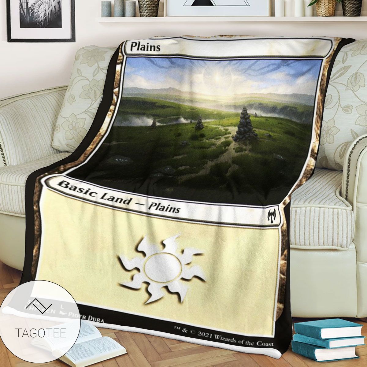 Khm 394 Plains Mtg Game Magic The Gathering Blanket Khm 394 Plains Mtg Game Magic The Gathering Blanket