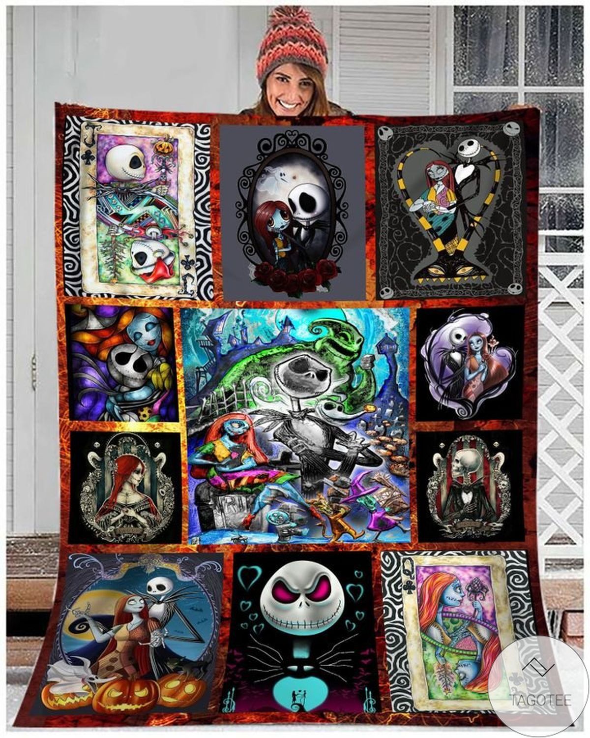 King And Queen Of Halloween Blanket King And Queen Of Halloween Blanket