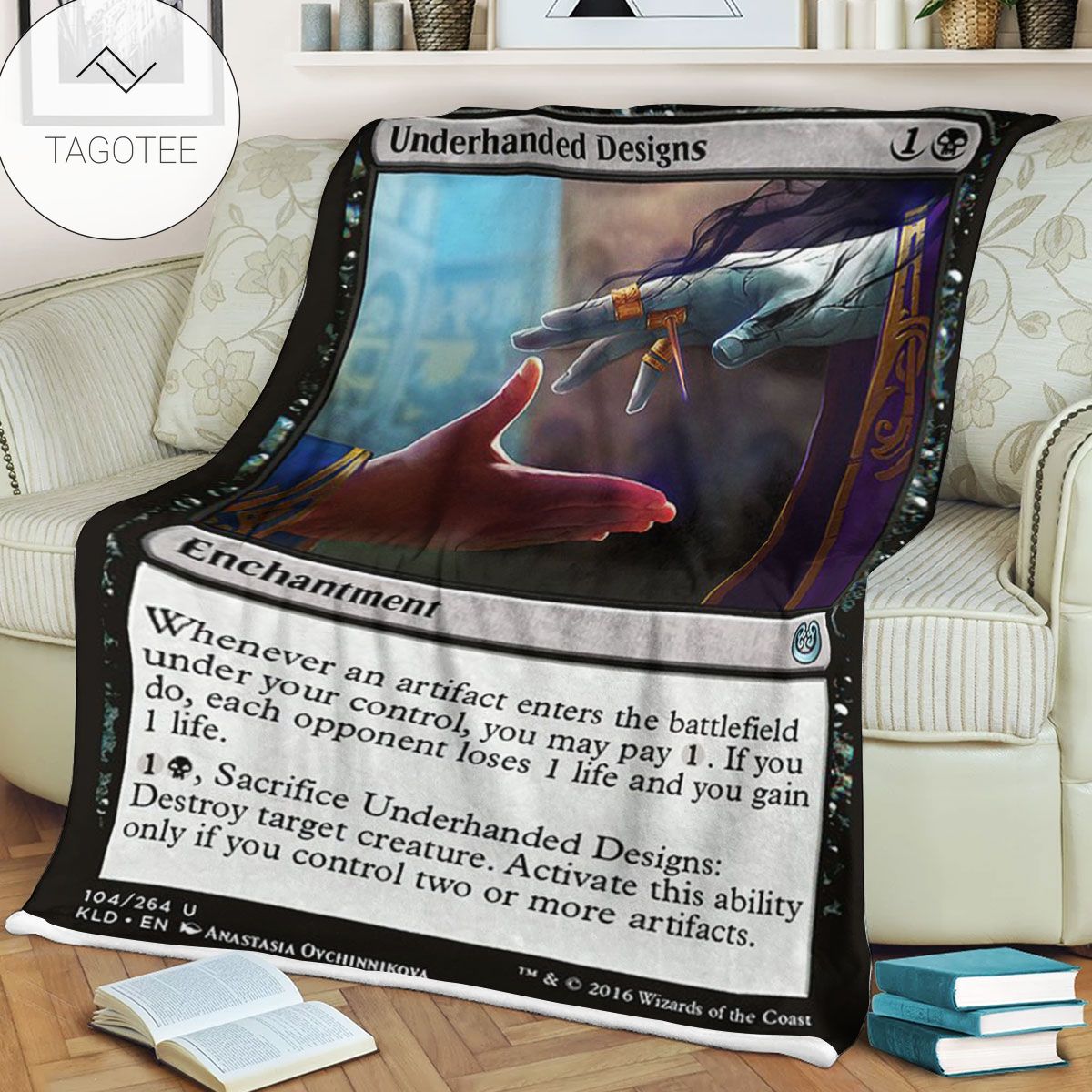 Kld 104 Underhanded Designs Game Mtg Magic The Gathering Fleece Blanket Kld 104 Underhanded Designs Game Mtg Magic The Gathering Fleece Blanket
