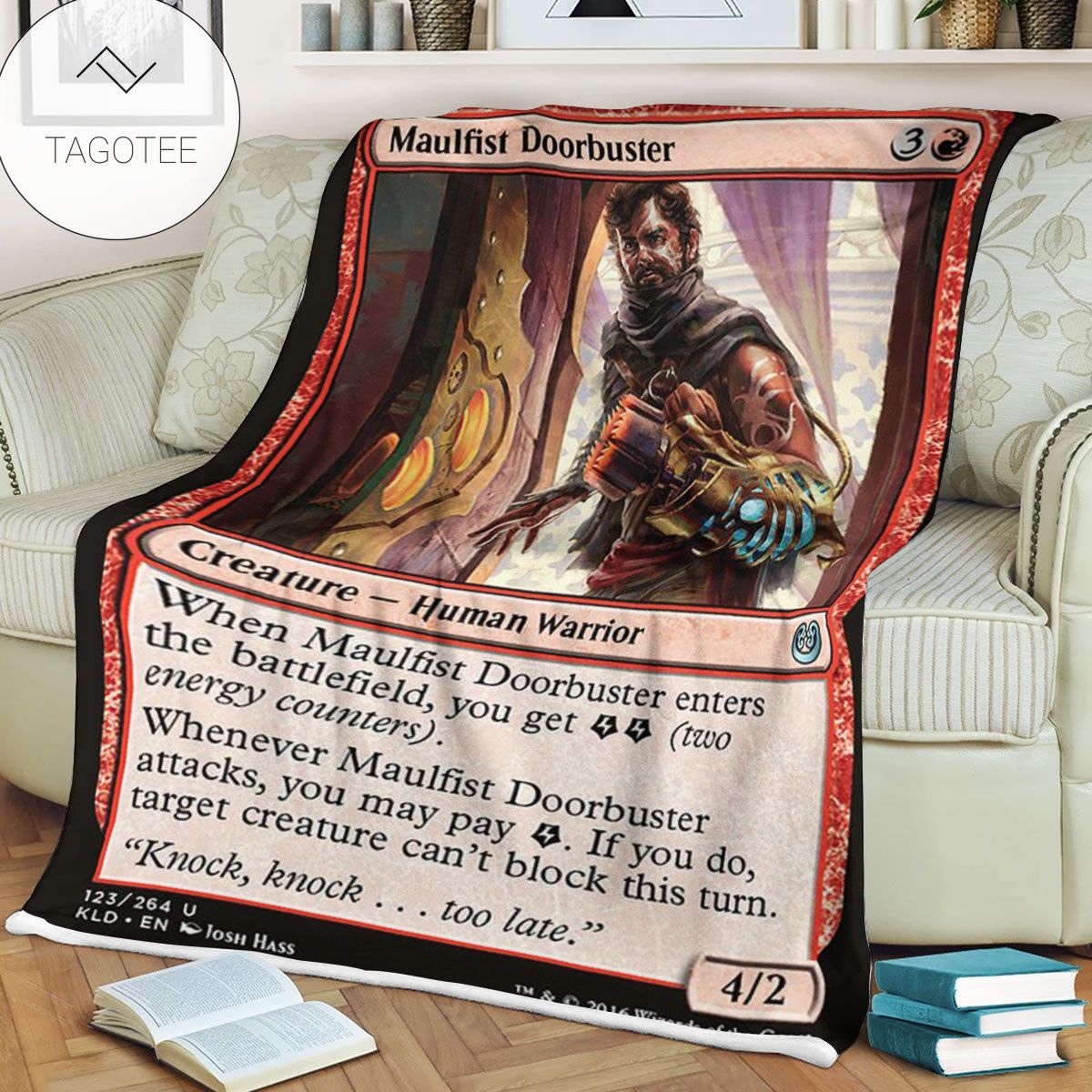 Kld 123 Maulfist Doorbuster Game Mtg Magic The Gathering Fleece Blanket Kld 123 Maulfist Doorbuster Game Mtg Magic The Gathering Fleece Blanket