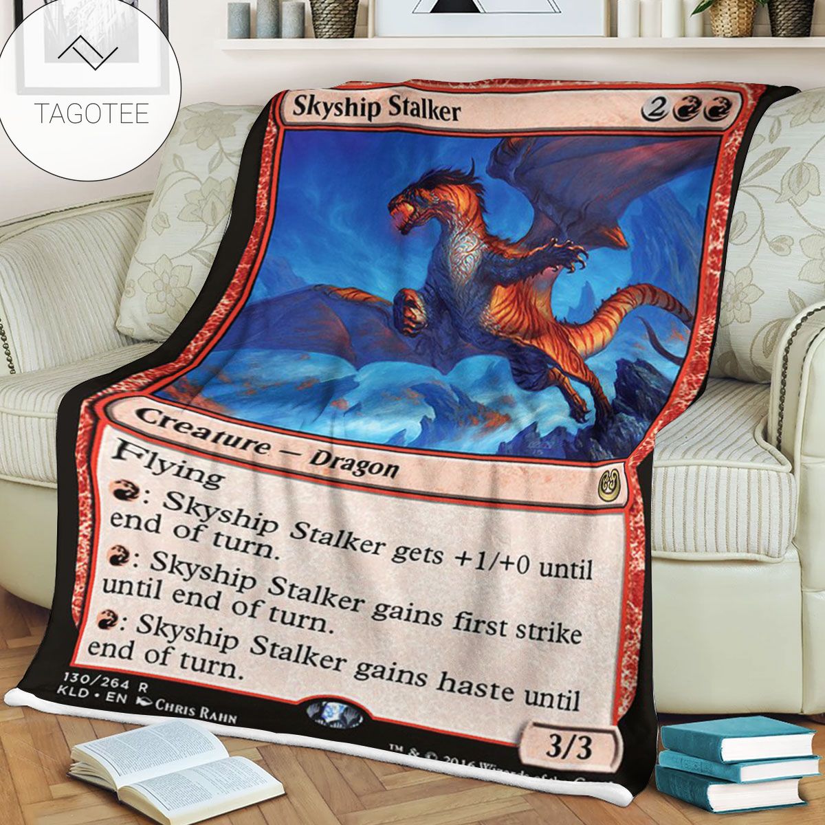 Kld 130 Skyship Stalker Game Mtg Magic The Gathering Fleece Blanket Kld 130 Skyship Stalker Game Mtg Magic The Gathering Fleece Blanket