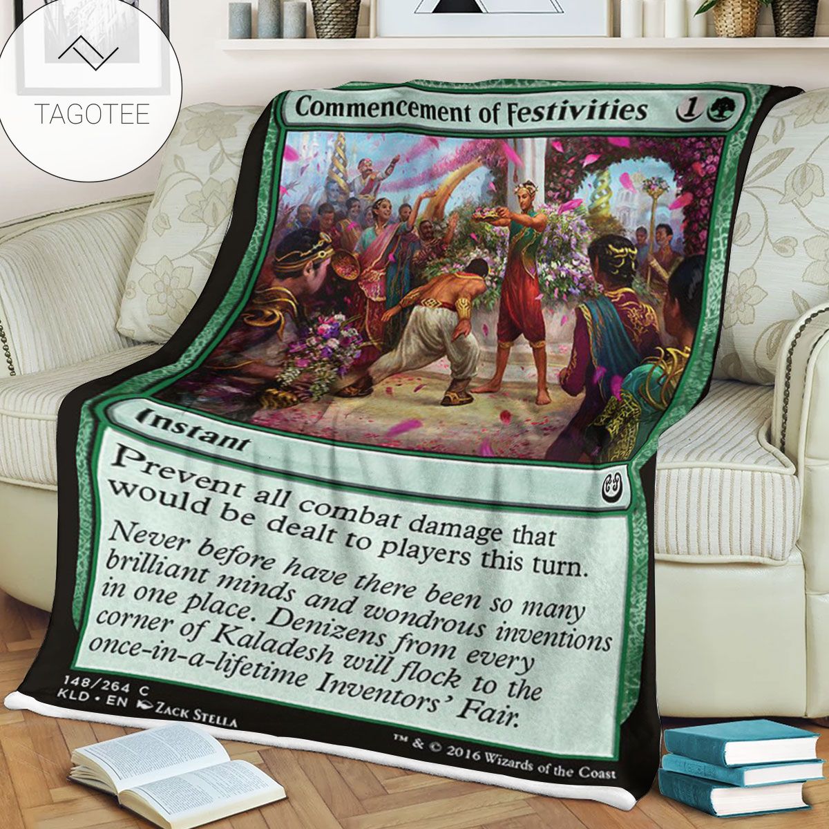 Kld 148 Commencement Of Festivities Game Mtg Magic The Gathering Fleece Blanket Kld 148 Commencement Of Festivities Game Mtg Magic The Gathering Fleece Blanket