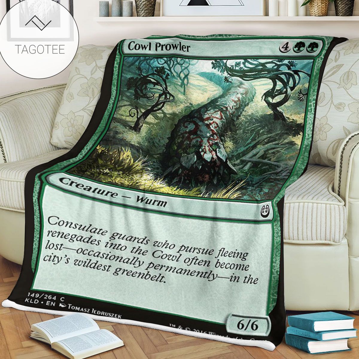 Kld 149 Cowl Prowler Game Mtg Magic The Gathering Fleece Blanket Kld 149 Cowl Prowler Game Mtg Magic The Gathering Fleece Blanket