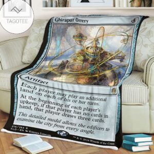 Kld 216 Ghirapur Orrery Game Mtg Magic The Gathering Fleece Blanket