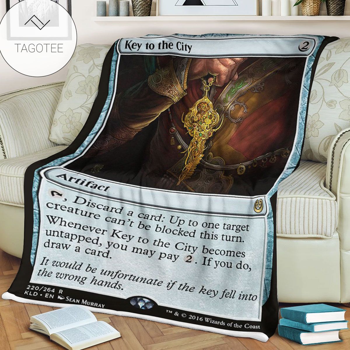 Kld 220 Key To The City Game Mtg Magic The Gathering Fleece Blanket Kld 220 Key To The City Game Mtg Magic The Gathering Fleece Blanket