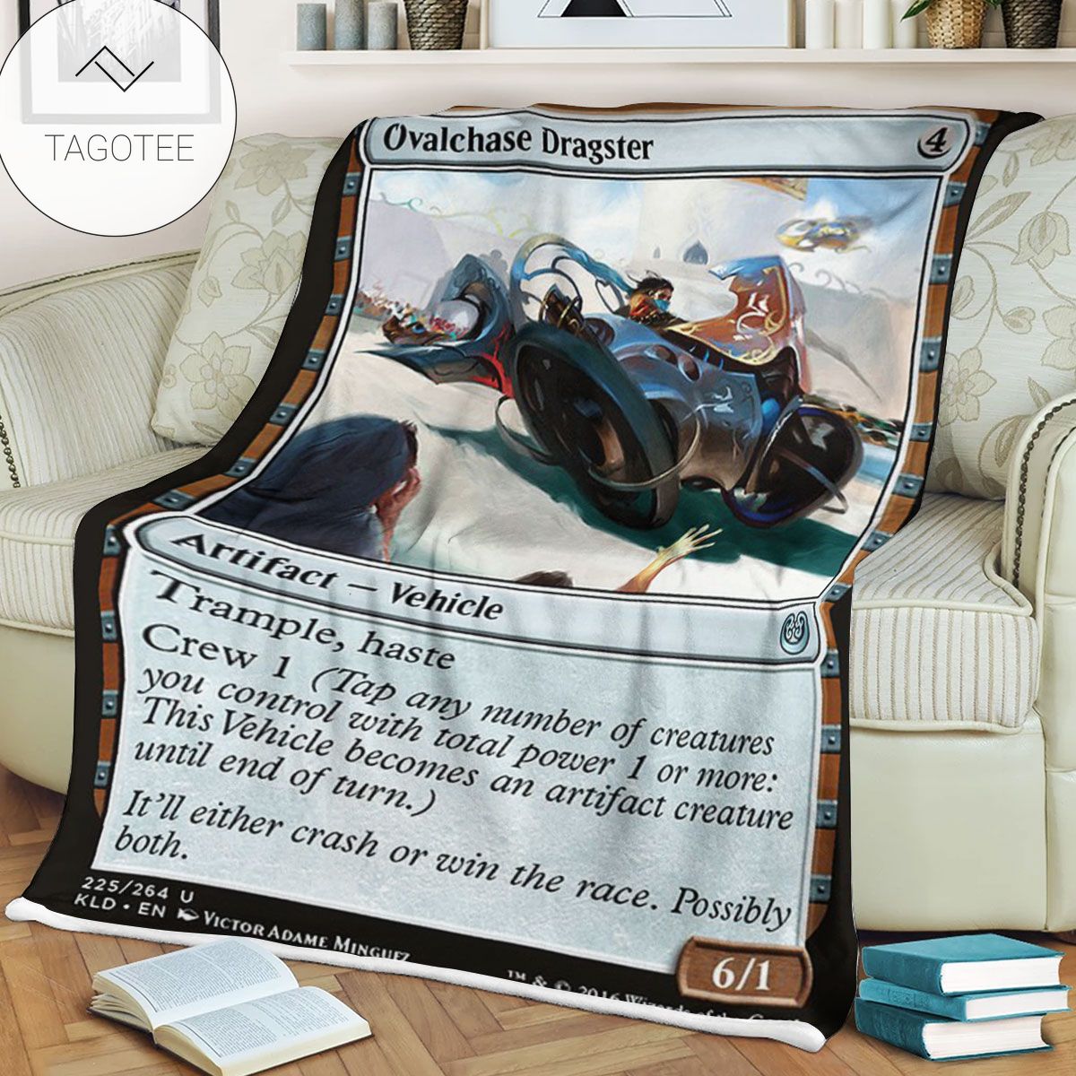 Kld 225 Ovalchase Dragster Game Mtg Magic The Gathering Fleece Blanket Kld 225 Ovalchase Dragster Game Mtg Magic The Gathering Fleece Blanket