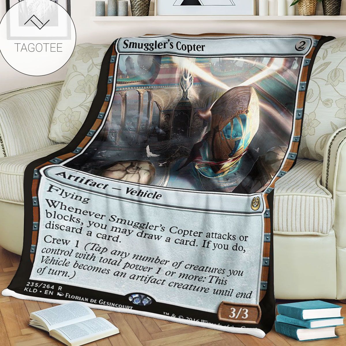 Kld 235 Smuggler S Copter Game Mtg Magic The Gathering Fleece Blanket Kld 235 Smuggler S Copter Game Mtg Magic The Gathering Fleece Blanket