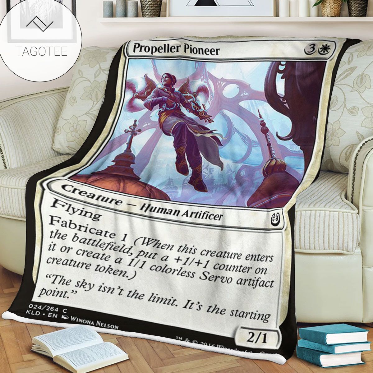 Kld 24 Propeller Pioneer Game Mtg Magic The Gathering Fleece Blanket Kld 24 Propeller Pioneer Game Mtg Magic The Gathering Fleece Blanket