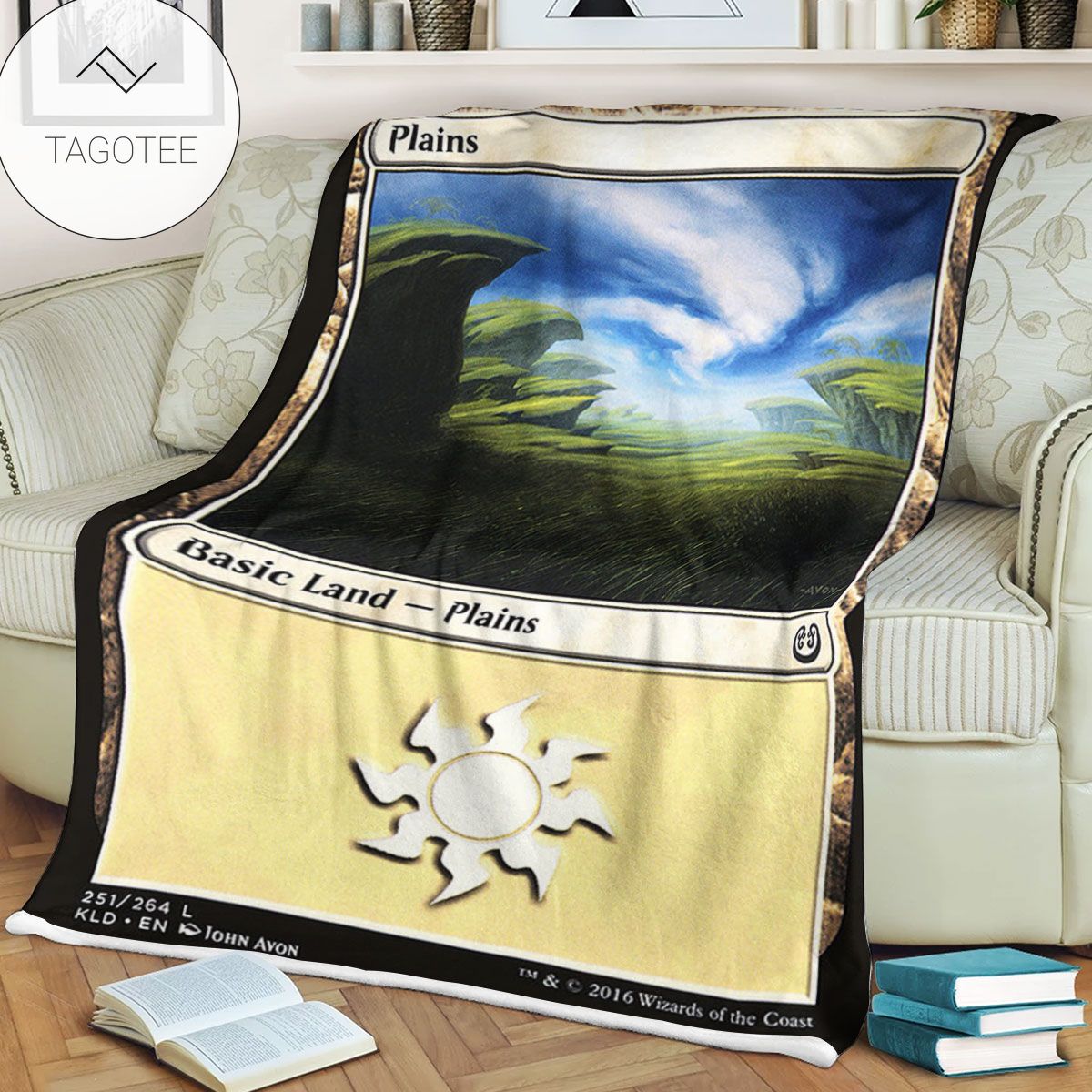 Kld 251 Plains Game Mtg Magic The Gathering Fleece Blanket Kld 251 Plains Game Mtg Magic The Gathering Fleece Blanket