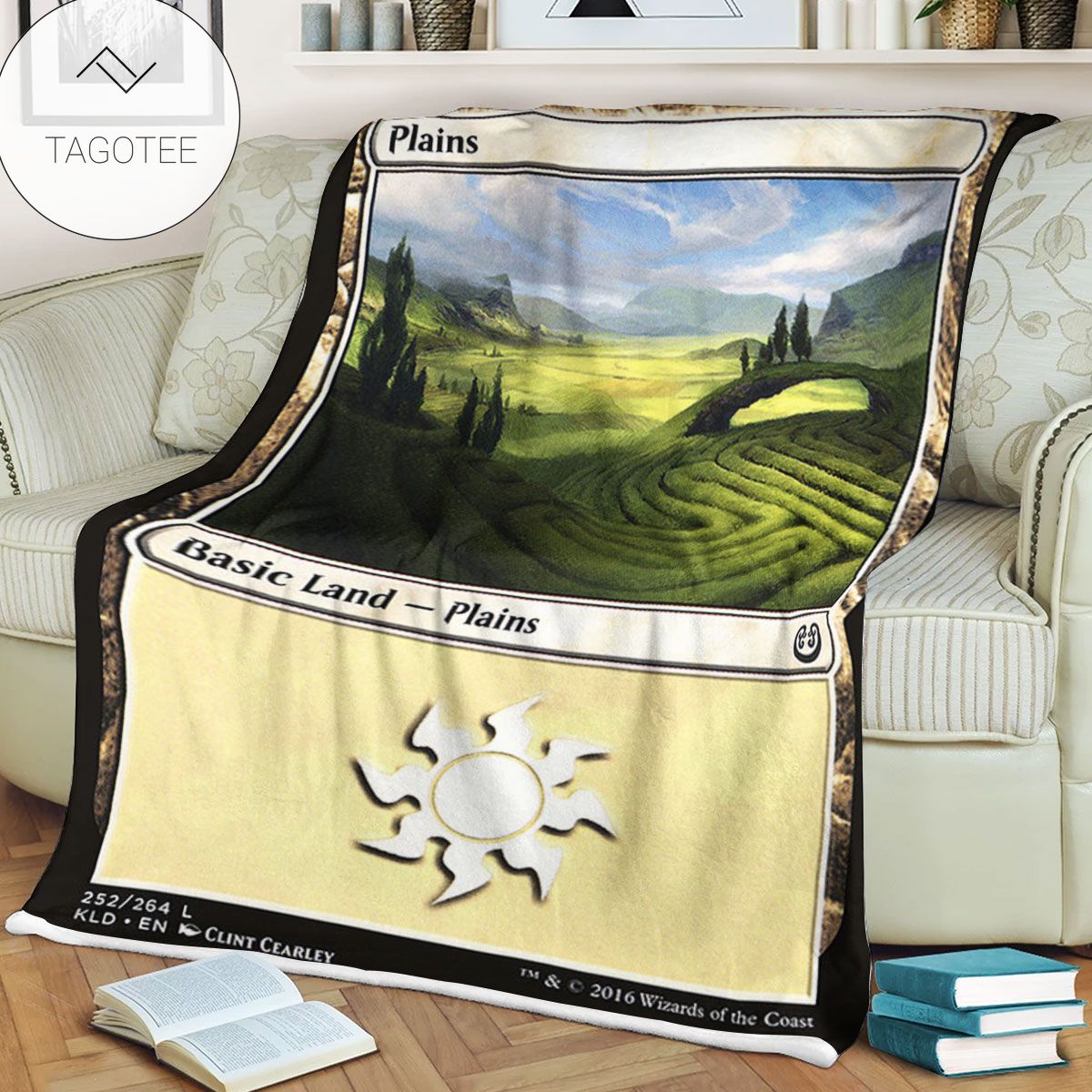 Kld 252 Plains Game Mtg Magic The Gathering Fleece Blanket Kld 252 Plains Game Mtg Magic The Gathering Fleece Blanket