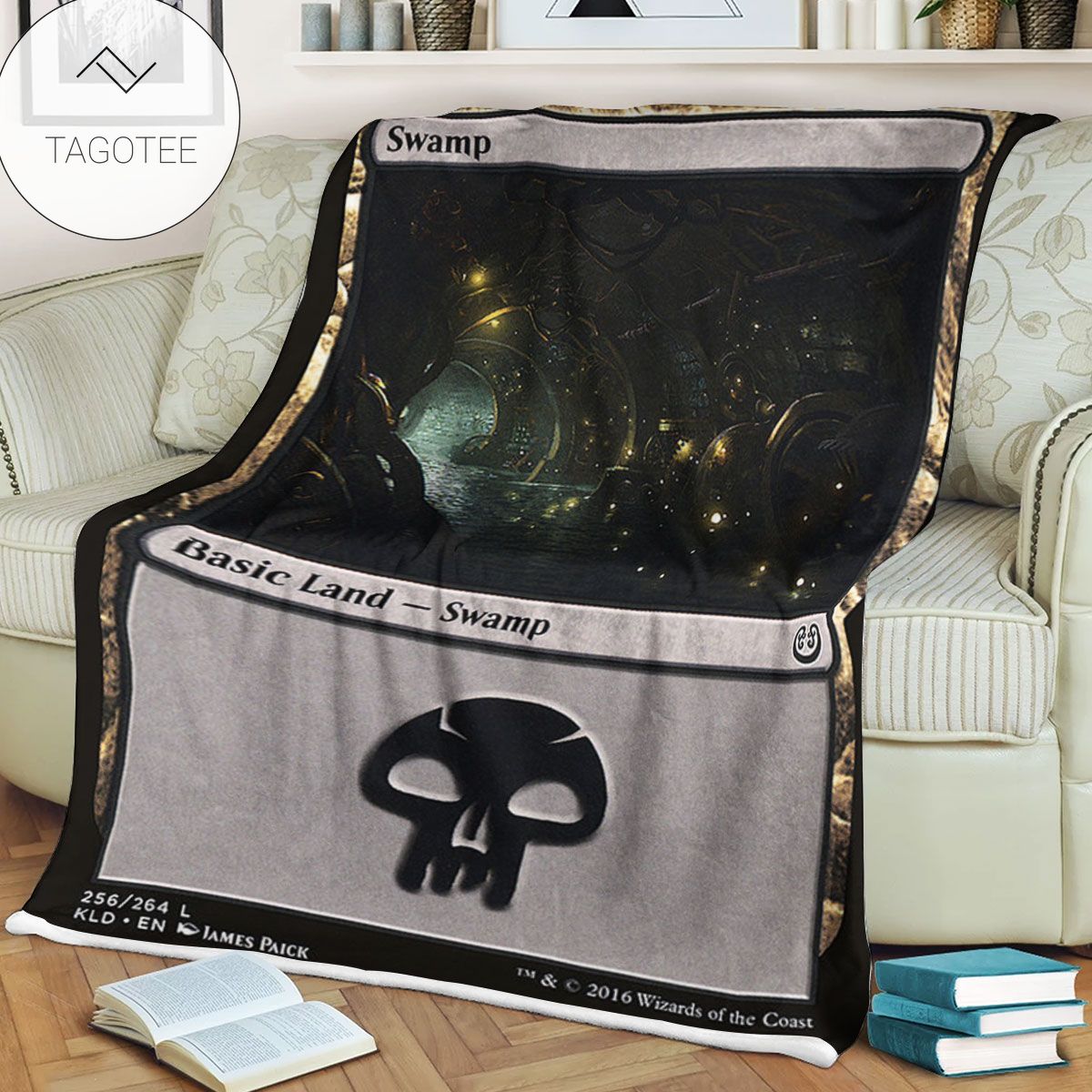 Kld 256 Swamp Game Mtg Magic The Gathering Fleece Blanket Kld 256 Swamp Game Mtg Magic The Gathering Fleece Blanket