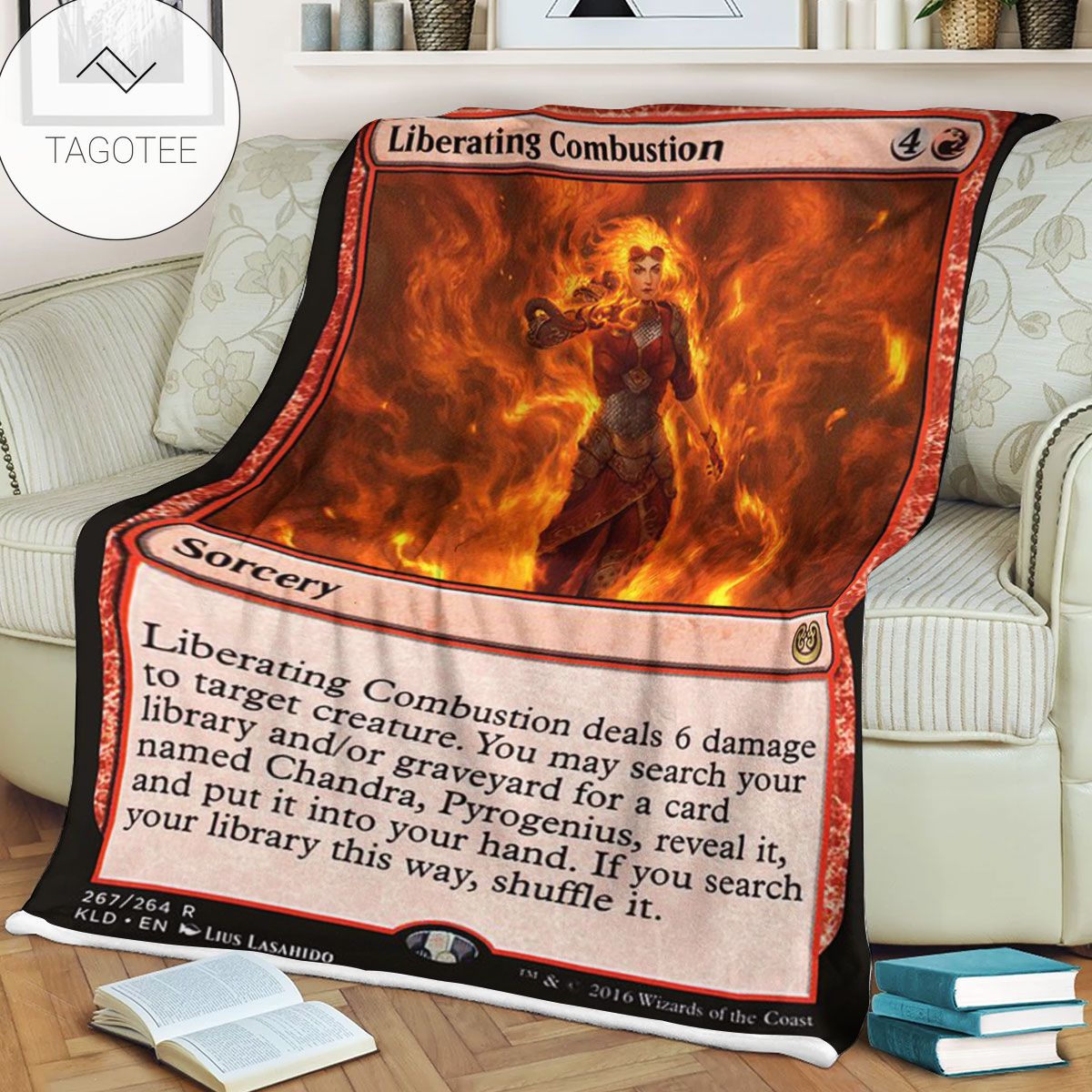 Kld 267 Liberating Combustion Game Mtg Magic The Gathering Fleece Blanket Kld 267 Liberating Combustion Game Mtg Magic The Gathering Fleece Blanket