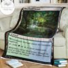 Kld 274 Woodland Stream Game Mtg Magic The Gathering Fleece Blanket