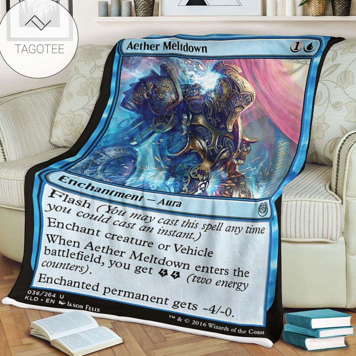 Kld 36 Aether Meltdown Game Mtg Magic The Gathering Fleece Blanket Kld 36 Aether Meltdown Game Mtg Magic The Gathering Fleece Blanket