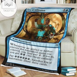 Kld 45 Era Of Innovation Game Mtg Magic The Gathering Fleece Blanket