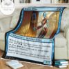 Kld 53 Janjeet Sentry Game Mtg Magic The Gathering Fleece Blanket