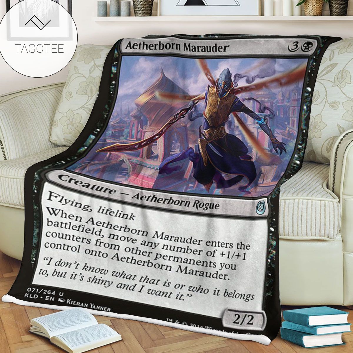 Kld 71 Aetherborn Marauder Game Mtg Magic The Gathering Fleece Blanket Kld 71 Aetherborn Marauder Game Mtg Magic The Gathering Fleece Blanket