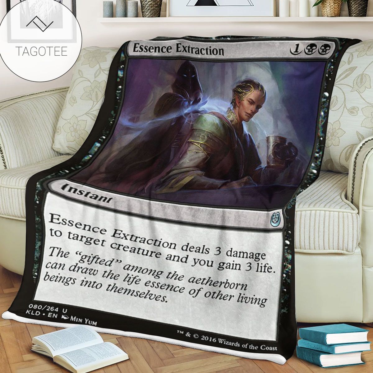Kld 80 Essence Extraction Game Mtg Magic The Gathering Fleece Blanket Kld 80 Essence Extraction Game Mtg Magic The Gathering Fleece Blanket
