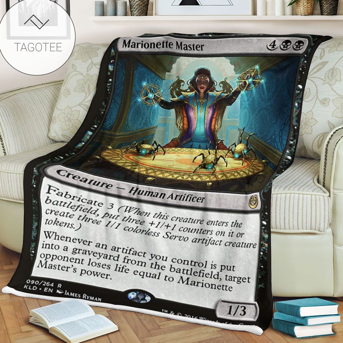 Kld 90 Marionette Master Game Mtg Magic The Gathering Fleece Blanket Kld 90 Marionette Master Game Mtg Magic The Gathering Fleece Blanket
