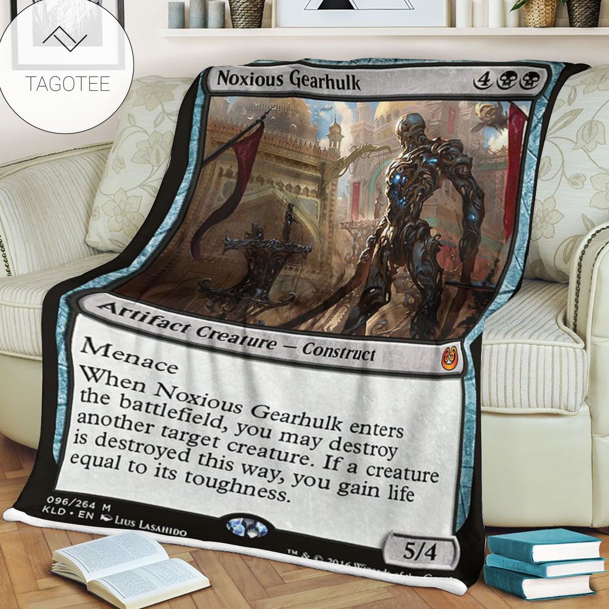 Kld 96 Noxious Gearhulk Game Mtg Magic The Gathering Fleece Blanket Kld 96 Noxious Gearhulk Game Mtg Magic The Gathering Fleece Blanket