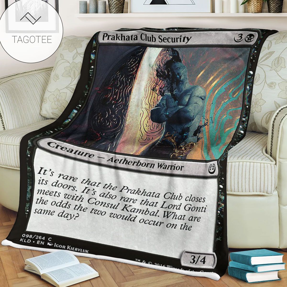 Kld 98 Prakhata Club Security Game Mtg Magic The Gathering Fleece Blanket Kld 98 Prakhata Club Security Game Mtg Magic The Gathering Fleece Blanket