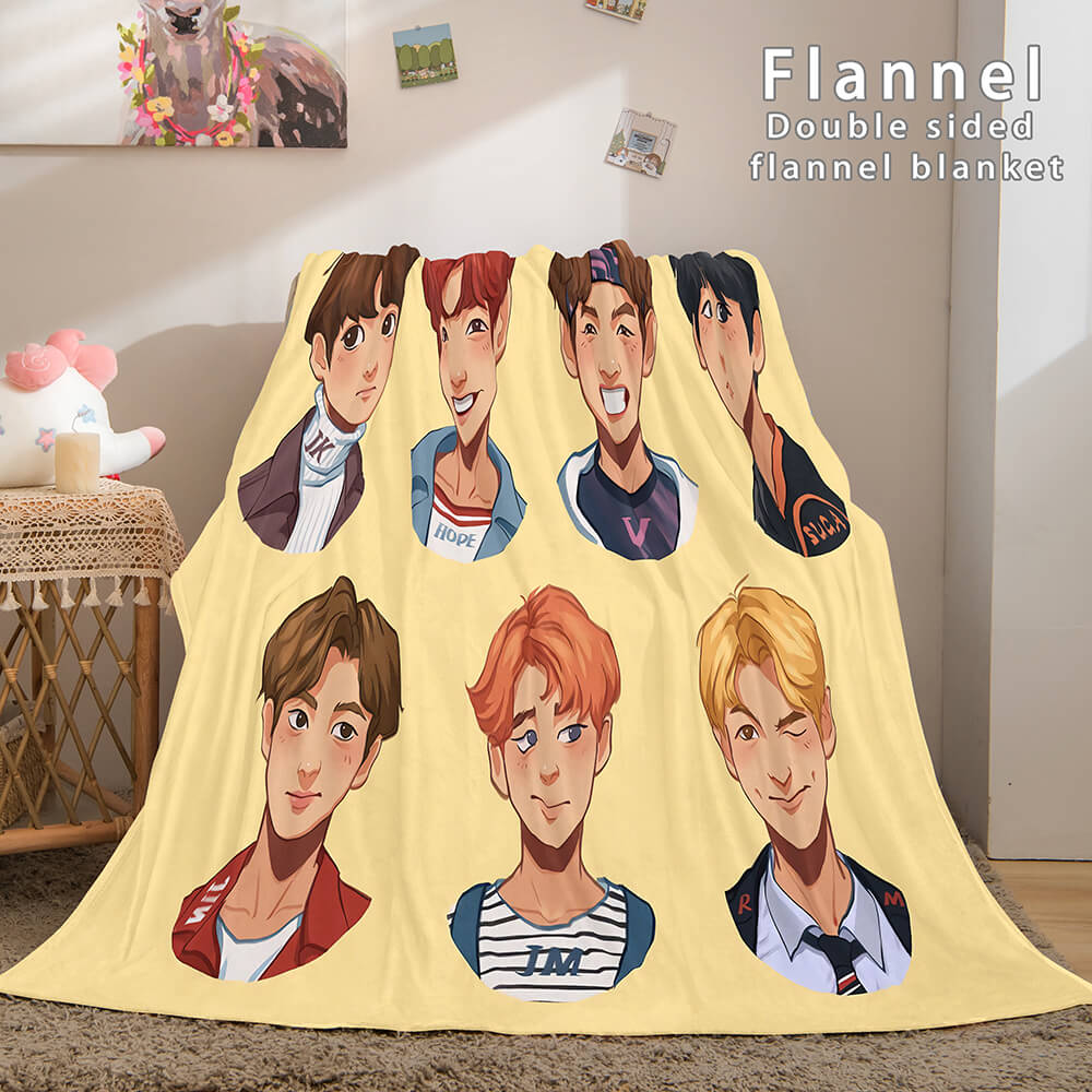Kpop BTS Butter Bangtan Boys Cosplay Blanket 941 Kpop BTS Butter Bangtan Boys Cosplay Blanket 941