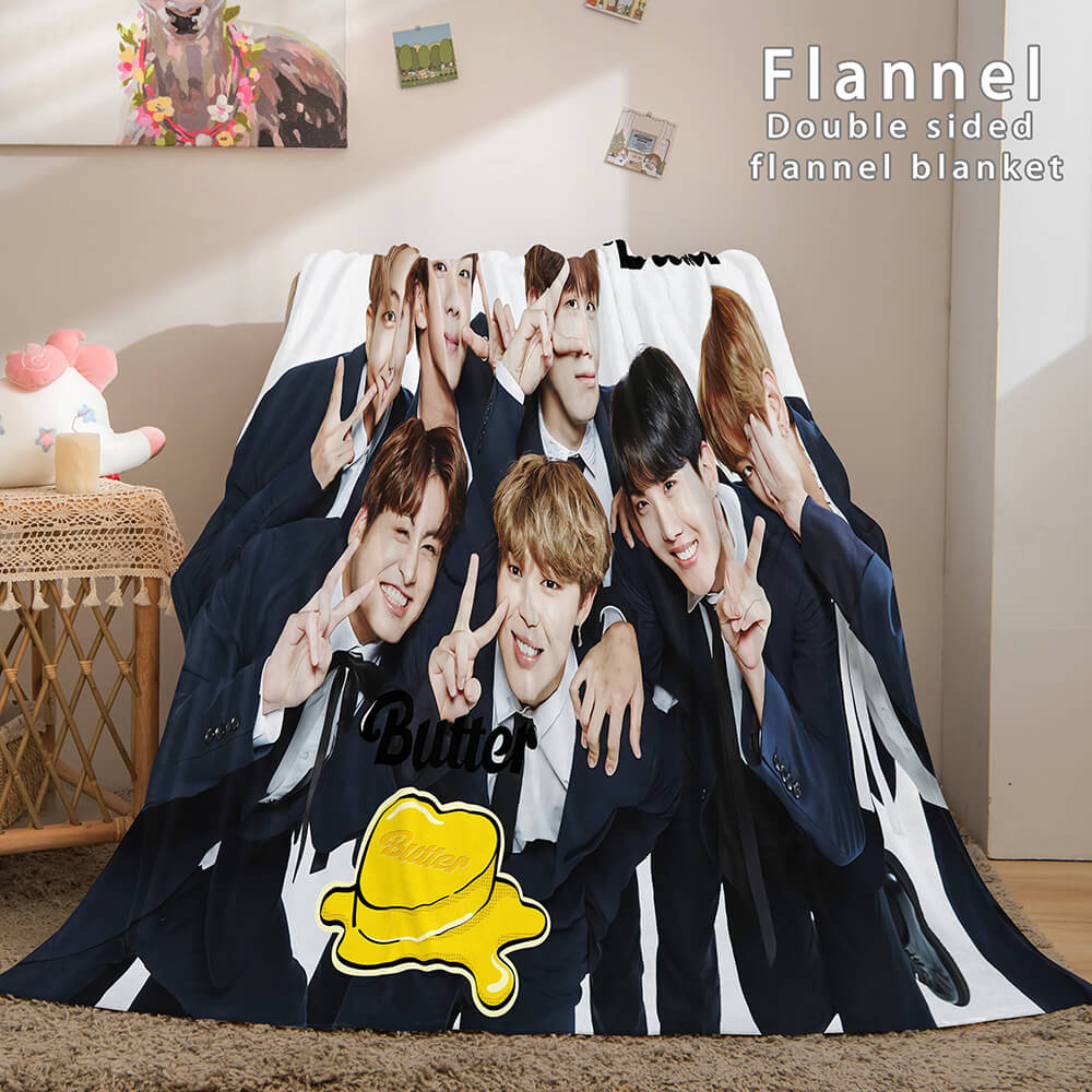 Kpop BTS Butter Bangtan Boys Cosplay Blanket 508 Kpop BTS Butter Bangtan Boys Cosplay Blanket 508