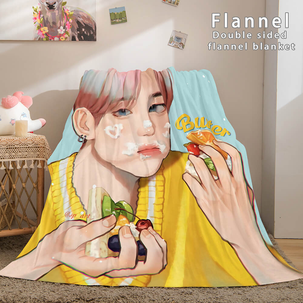 Kpop BTS Butter Bangtan Boys Cosplay Blanket 345 Kpop BTS Butter Bangtan Boys Cosplay Blanket 345