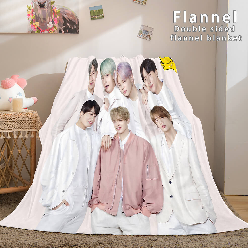 Kpop BTS Butter Bangtan Boys Cosplay Blanket 540 Kpop BTS Butter Bangtan Boys Cosplay Blanket 540