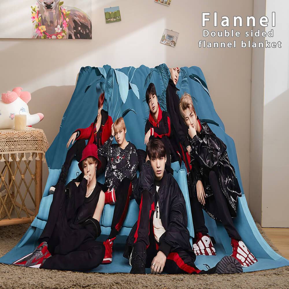 BTS Butter Bangtan Boys Blanket 318 BTS Butter Bangtan Boys Blanket 318