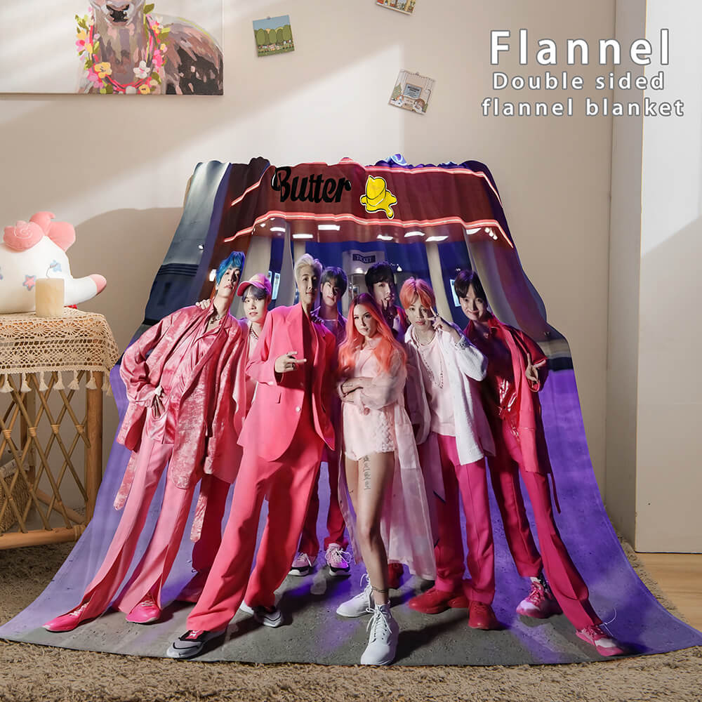 Kpop BTS Butter Cosplay Blanket 182 Kpop BTS Butter Cosplay Blanket 182