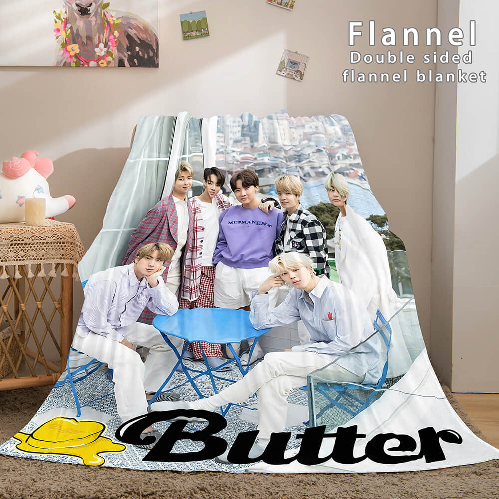 Kpop BTS Butter Cosplay Blanket 293 Kpop BTS Butter Cosplay Blanket 293