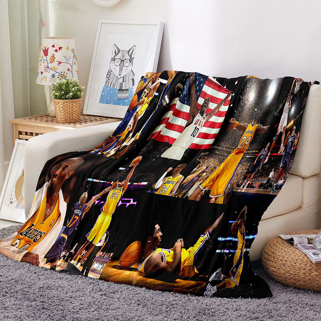 Lakers Jordan Kobe Blanket 386 Lakers Jordan Kobe Blanket 386